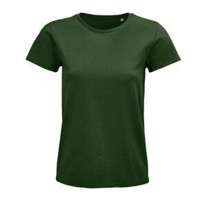 SOL'S 03579 - Pioneer Women Tee Shirt Femme Jersey Col Rond Ajusté Bottle Green