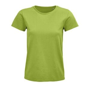 SOL'S 03579 - Pioneer Women Tee Shirt Femme Jersey Col Rond Ajusté Apple Green