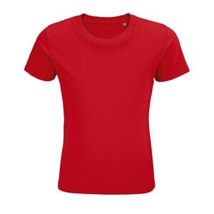 SOL'S 03578 - Pioneer Kids Tee Shirt Enfant Jersey Col Rond Ajusté Red