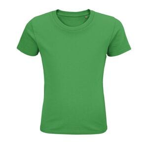 SOL'S 03578 - Pioneer Kids Tee Shirt Enfant Jersey Col Rond Ajusté Kelly Green
