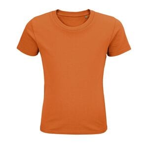 SOL'S 03578 - Pioneer Kids Tee Shirt Enfant Jersey Col Rond Ajusté Orange