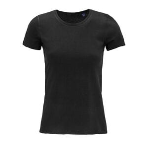 NEOBLU 03571 - Leonard Women Tee Shirt Manches Courtes Femme Noir profond