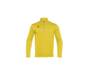 MACRON MA5418 - T-shirt respirant col zippé Yellow