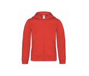 B&C BC504 - Sweat capuche zippé enfant