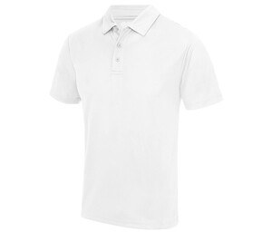 JUST COOL JC040 - Polo homme respirant Arctic White