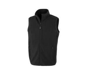 RESULT RS904X - Bodywarmer polaire en polyester recyclé Noir