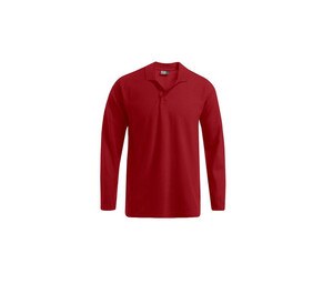 PROMODORO PM4600 - Polo homme manches longues 220 Fire Red