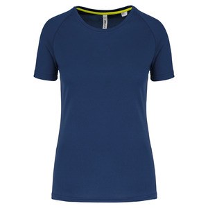 Proact PA4013 - T-shirt de sport à col rond recyclé pour femme Sporty Navy