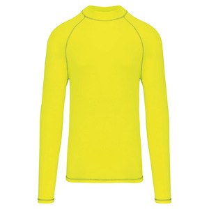 Proact PA4017 - T-shirt technique manches longues homme avec protection UV Fluorescent Yellow