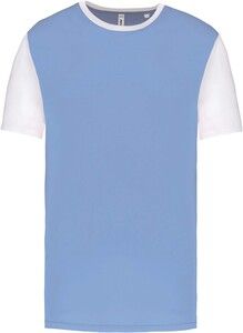 Proact PA4023 - T-shirt manches courtes bicolore adulte Sky Blue / White
