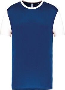 Proact PA4023 - T-shirt manches courtes bicolore adulte Dark Royal Blue / White