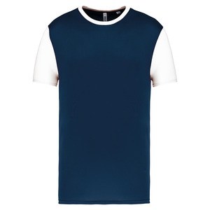 Proact PA4024 - T-shirt manches courtes bicolore enfant Sporty Navy / White