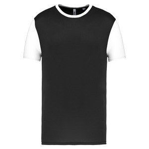 Proact PA4024 - T-shirt manches courtes bicolore enfant Black / White