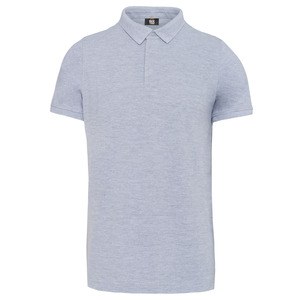 WK. Designed To Work WK225 - Polo homme à manches courtes et clous Oxford Grey