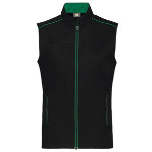 WK. Designed To Work WK6148 - Gilet DayToDay pour homme Black/ Kelly Green