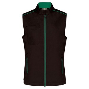 WK. Designed To Work WK6149 - Gilet DayToDay pour femme Black/ Kelly Green