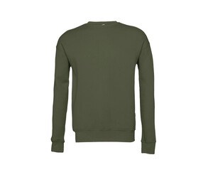 Bella+Canvas BE3945 - Sweat col rond unisexe Military Green