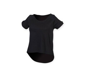 SF Women SK233 - Tee-shirt dos très long Black