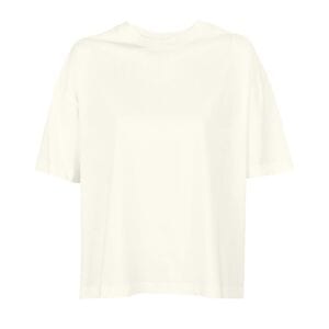 SOL'S 03807 - Boxy Women Tee Shirt Oversize Femme Blanc crémeux