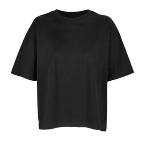 SOL'S 03807 - Boxy Women Tee Shirt Oversize Femme Noir profond