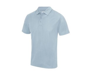 JUST COOL JC040 - Polo homme respirant Sky Blue