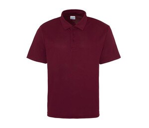JUST COOL JC040 - Polo homme respirant Burgundy