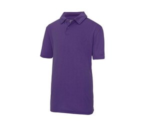 JUST COOL JC040J - Polo enfant respirant Purple