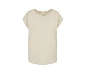 BUILD YOUR BRAND BY021 - T-shirt femme White/ Sand