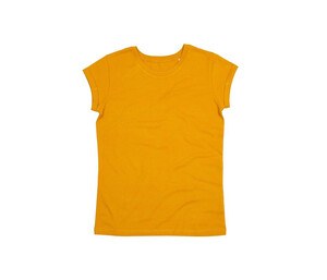 MANTIS MT081 - Tee-shirt femme manches roulées Moutarde