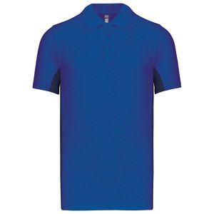 Kariban K232 - FLAG > POLO BICOLORE MANCHES COURTES Royal Blue/ Navy