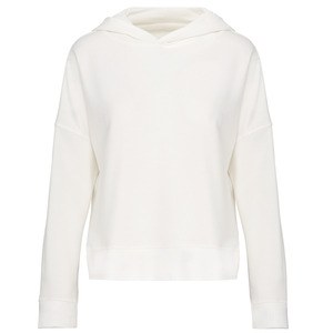 Kariban K494 - Sweat-shirt capuche lounge Bio femme Off White