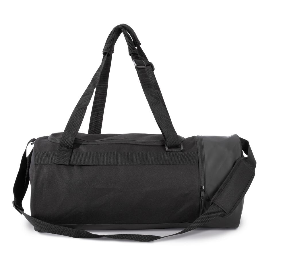 Kimood KI0630 - Sac de sport forme tube avec compartiment chaussure séparé