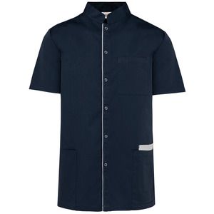 WK. Designed To Work WK505 - Blouse polycoton avec boutons-pression homme Navy