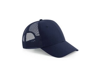 BEECHFIELD BF075R - Casquette 6 pans style trucker en polyester recyclé French Navy