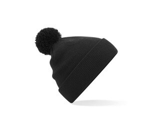 BEECHFIELD BF426B - Bonnet avec pompon enfant Black