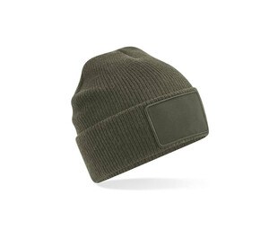 BEECHFIELD BF540 - Bonnet Thinsulate™ avec patch amovible Military Green