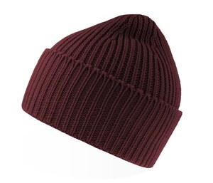 ATLANTIS AT214 - Bonnet en tricot épais Burgundy Melange