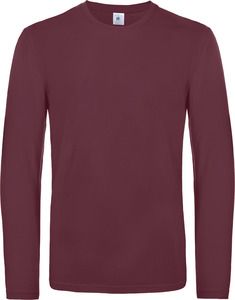 B&C CGTU07T - T-shirt homme manches longues #E190 Burgundy
