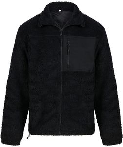 Front Row FR854 - Polaire sherpa recyclée Black