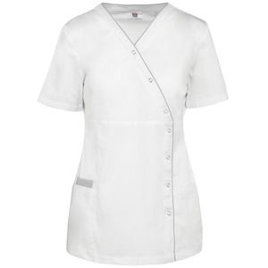 WK. Designed To Work WK506 - Blouse polycoton avec boutons-pression femme White