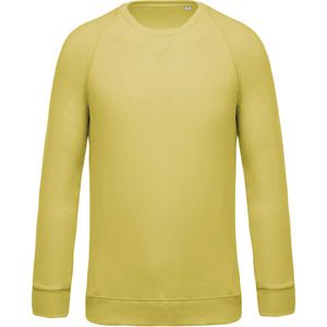 Kariban K480 - Sweat-shirt BIO col rond manches raglan homme Lemon Yellow