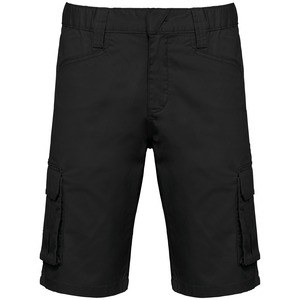 WK. Designed To Work WK713 - Bermuda multipoches écoresponsable homme Black