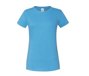 FRUIT OF THE LOOM SC151 - Tee-shirt col rond 150 Azure Blue