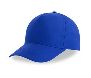 ATLANTIS HEADWEAR AT252 - Casquette baseball 5 pans en polyester recyclé Royal