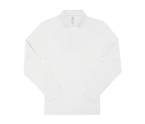 B&C BCU427 - Polo homme manches longues 210 White