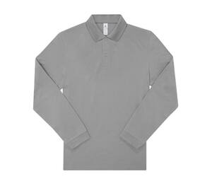 B&C BCU427 - Polo homme manches longues 210 Sport Grey