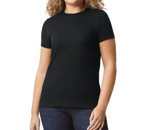 GILDAN GN671 - Tee-shirt femme en polycoton Pitch Black