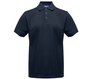 BLACK&MATCH BM100 - Polo boutons contrastés Navy/ Royal