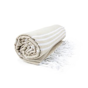 THE ONE TOWELLING OTHSU - Fouta Sultan Beige / White