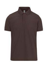 B&C CGPU424 - MY POLO 180 Homme manches courtes Roasted Cofee
